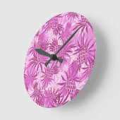 Horloge murale hawaïenne en ananas (Angle)