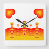 Horloge murale Heart-Scape (Recto)