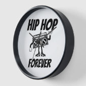 Horloge murale Hip hop (Angle)