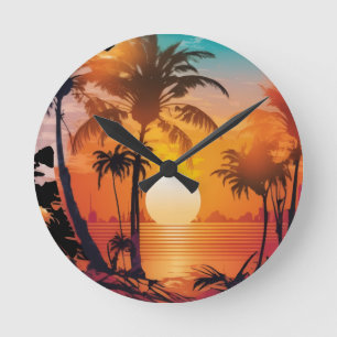 HORLOGE MURALE HOME DECOR LA VIE EST UN VOYAGE EG