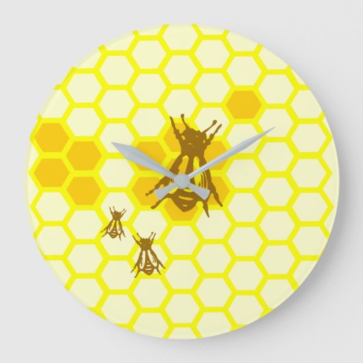 Horloge murale Honey Bee Honeypeb (Recto)