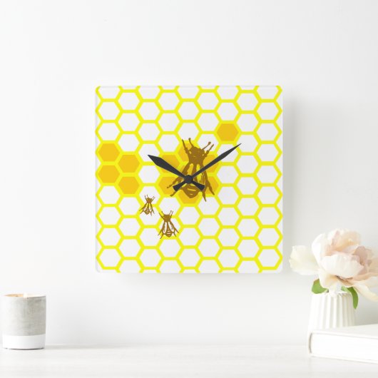Horloge murale Honey Bee Honeypeb (Maison)