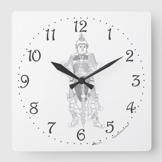 Horloge murale Honorable Ancêtre (Recto)
