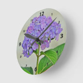 Horloge murale Hydrangea (Angle)