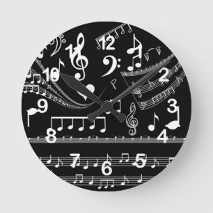Horloge murale I Love Music