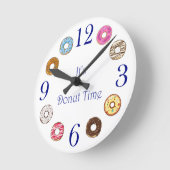 Horloge murale - il est temps de beignet (Angle)