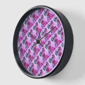 Horloge murale - Impression Dalmatien (Angle)