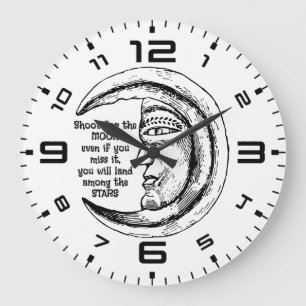 Horloge murale Inspiration au clair de lune