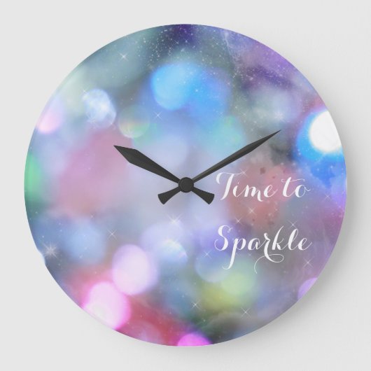 Horloge murale Inspirational Time To Sparkle (Recto)