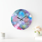 Horloge murale Inspirational Time To Sparkle (Maison)