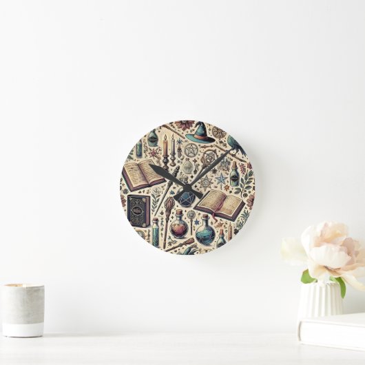 Horloge murale inspirée de Harry Potter (Maison)