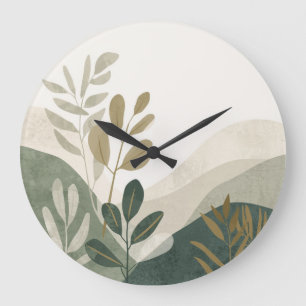 Horloge murale inspirée de la nature