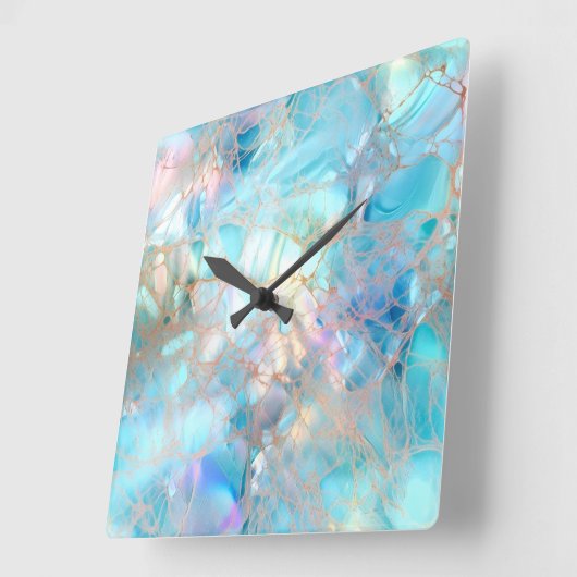 Horloge murale Iridescente (Angle)