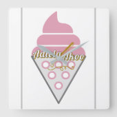 Horloge murale irrésistible en crème glacée par Ad (Recto)