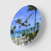 Horloge murale Island Time (Angle)