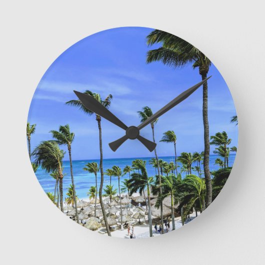 Horloge murale Island Time (Recto)