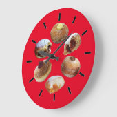 Horloge murale 'italienne Bomboloni' (Angle)