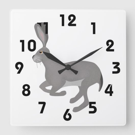 Horloge murale Jack Rabbit (Recto)