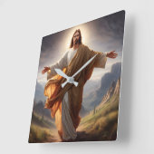 Horloge murale Jésus (Angle)
