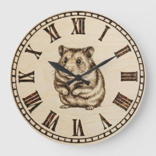 Horloge murale - Joli Hamster