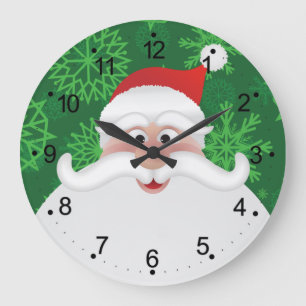 Horloge murale Jolly Père Noël Christmas