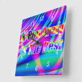 Horloge murale K-Pop Art (Angle)