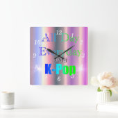 Horloge murale K-Pop tous les jours (Maison)