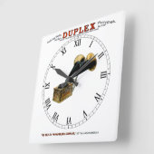 Horloge murale Kalamazoo Duplex antique (Angle)