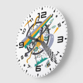 Horloge murale Kandinsky Small Worlds IV (Angle)