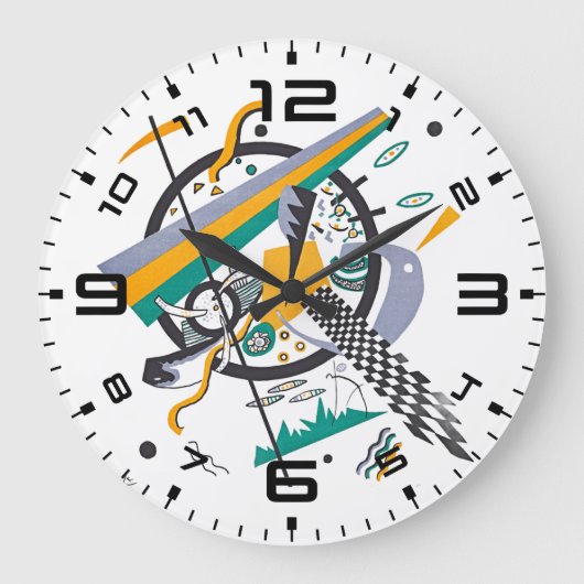 Horloge murale Kandinsky Small Worlds IV (Recto)