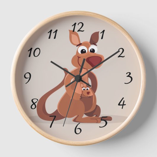 Horloge murale Kangaroo (Recto)