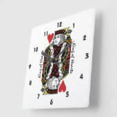 Horloge murale King of Hearts Design (Angle)