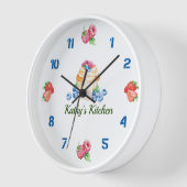 Horloge murale Kitchen Delights, Acrylique rond 8" (Angle)