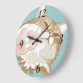 Horloge murale Kitty Cat (Angle)