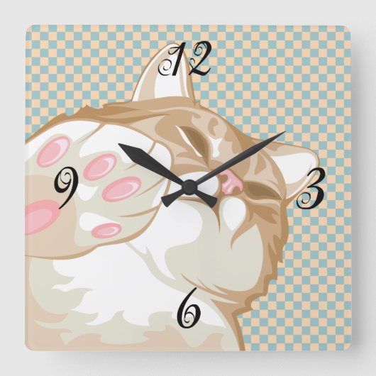 Horloge murale Kitty Cat (Recto)