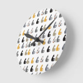 Horloge murale Kitty Cats (Angle)