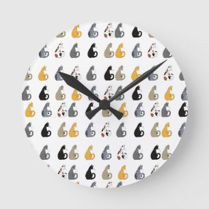 Horloge murale Kitty Cats