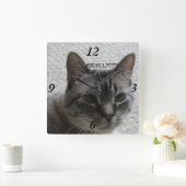 Horloge murale Kitty Tude ! (Maison)