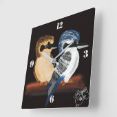 Horloge murale Kookaburra (Angle)