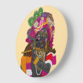 Horloge murale Krishna (Angle)