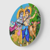 Horloge murale Krishna Balram (Angle)