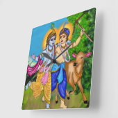 Horloge murale Krishna Balram (Angle)