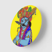 Horloge murale Krishna enfant (Angle)