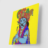 Horloge murale Krishna enfant (Angle)