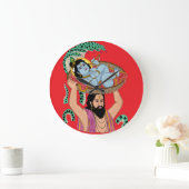 Horloge murale Krishna et Vasudeva (Maison)