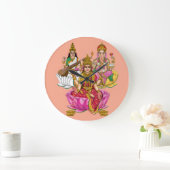 Horloge murale Lakshmi Ganesha (Maison)