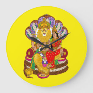 Horloge murale Lakshmi Narasimha
