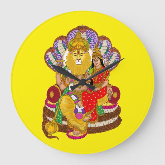 Horloge murale Lakshmi Narasimha (Recto)