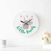 Horloge murale Lapin Mignon – Parfait pour la déco (Maison)