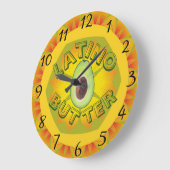 Horloge murale Latino Butter (Angle)